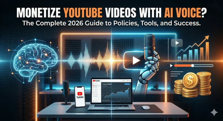 can you monetize youtube videos with ai voice