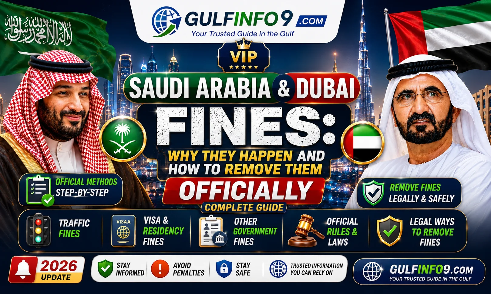Saudi Arabia & Dubai Fines Guide